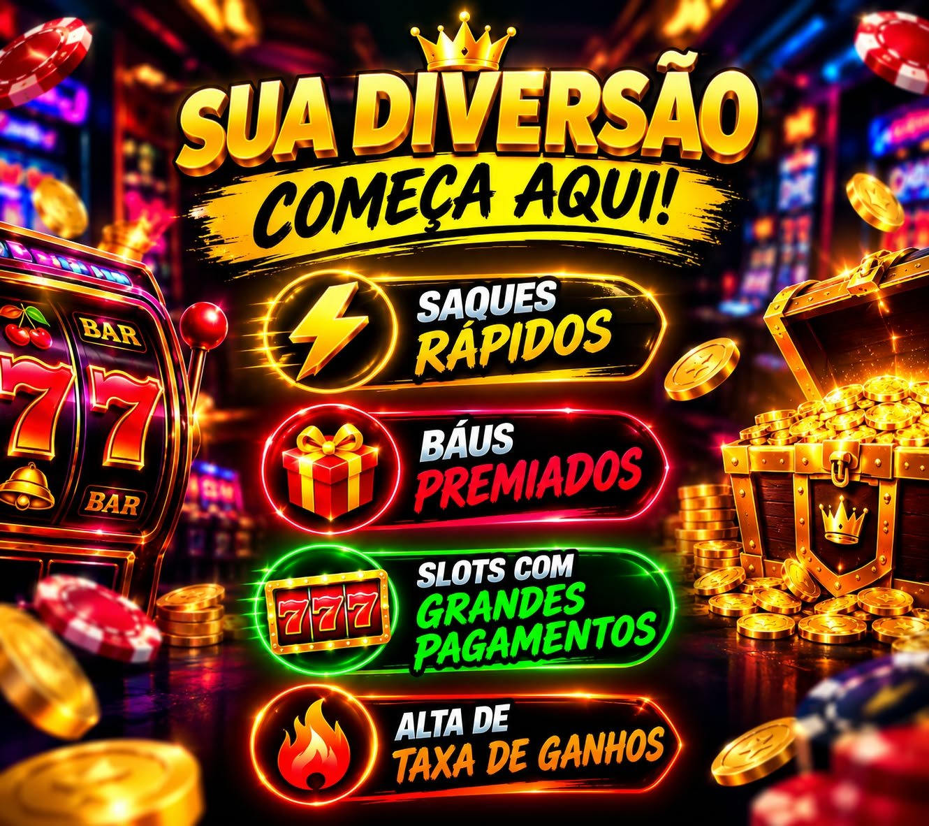 Sua diversão começa aqui